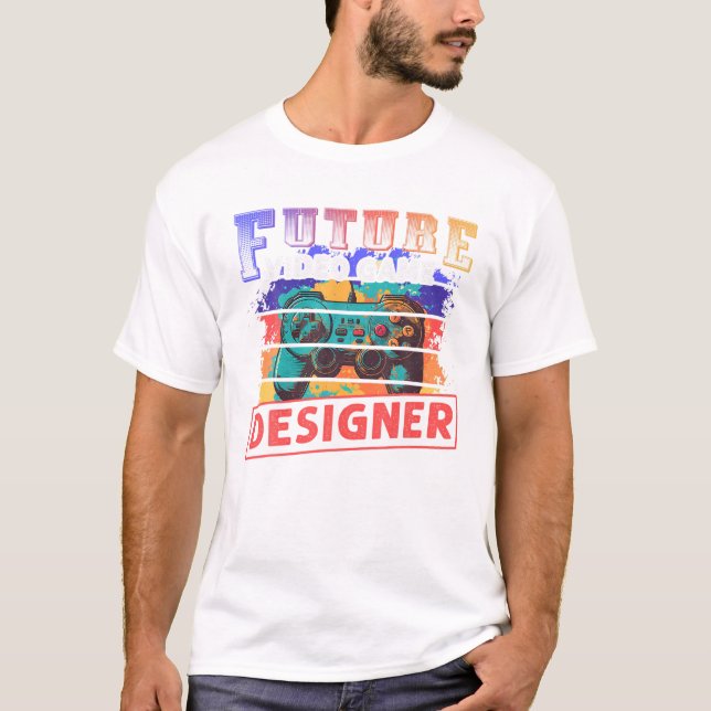 Developer Retro Future Video T-Shirt (Front)