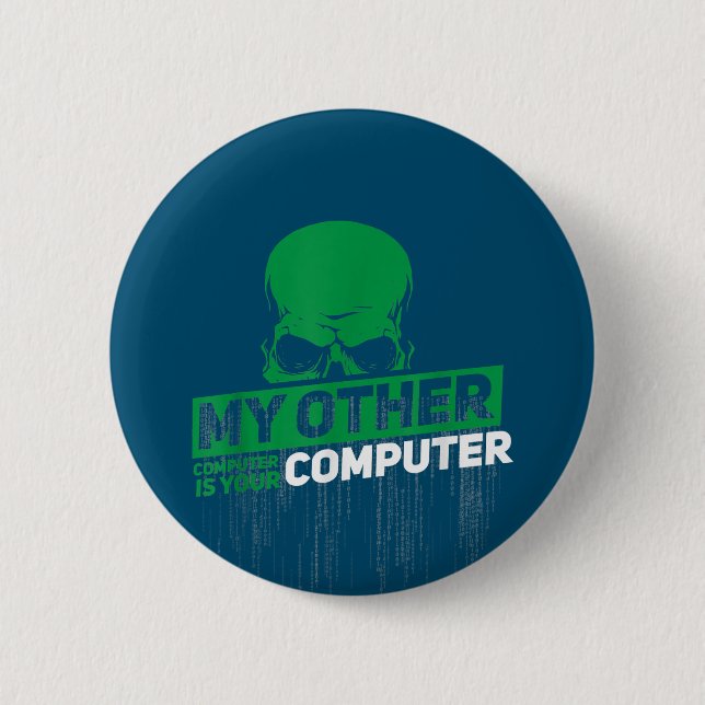 Developer Sysadmin Engineer Hacker Nerd Admin Code 6 Cm Round Badge (Front)