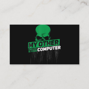 Developer Sysadmin Engineer Hacker Nerd Admin Code Business Card