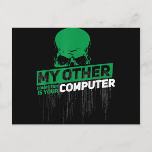 Developer Sysadmin Engineer Hacker Nerd Admin Code Postcard