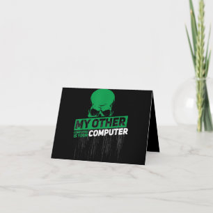 Developer Sysadmin Engineer Hacker Nerd Admin Code Thank You Card