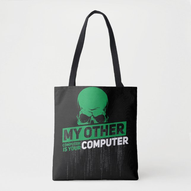 Developer Sysadmin Engineer Hacker Nerd Admin Code Tote Bag (Front)