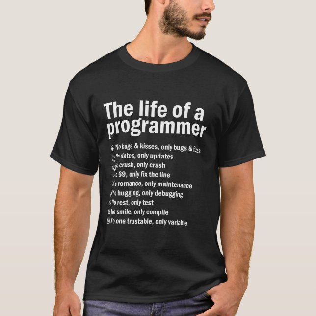 Developer Techie Day Computer Science Engineer T-Shirt (Front)