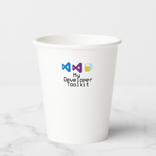 Developer Toolkit Paper Cups (Front)