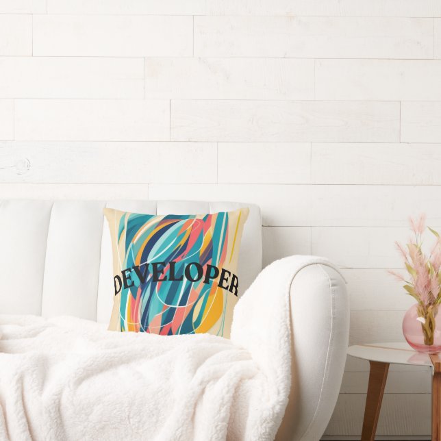 Developer's Abstract Vibe Cushion (Couch)