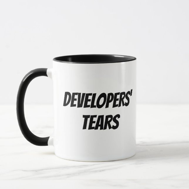 Developers' Tears Mug (Left)