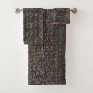 Developer's Terminal Pattern Bath Towel Set