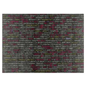 Developer's Terminal Pattern Cutting Board