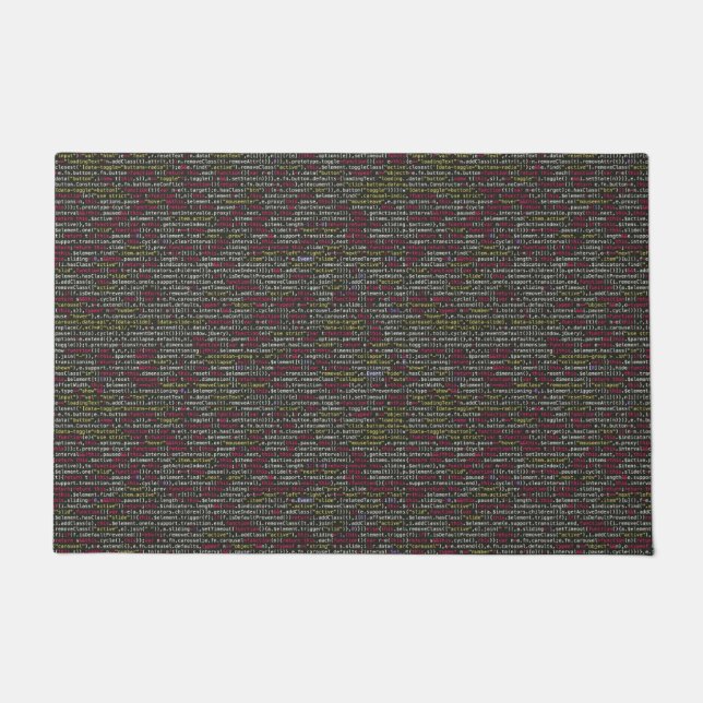 Developer's Terminal Pattern Doormat (Front)