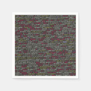 Developer's Terminal Pattern Napkin