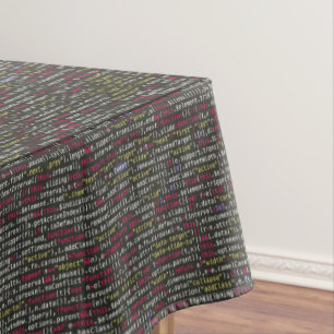 Developer's Terminal Pattern Tablecloth