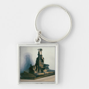 Development of a Bottle in Space, 1912 Key Ring