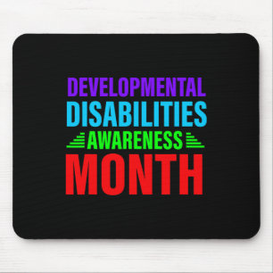 Developmental-disabilities-awareness month mum say mouse mat