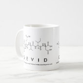 Devid peptide name mug (Front Left)