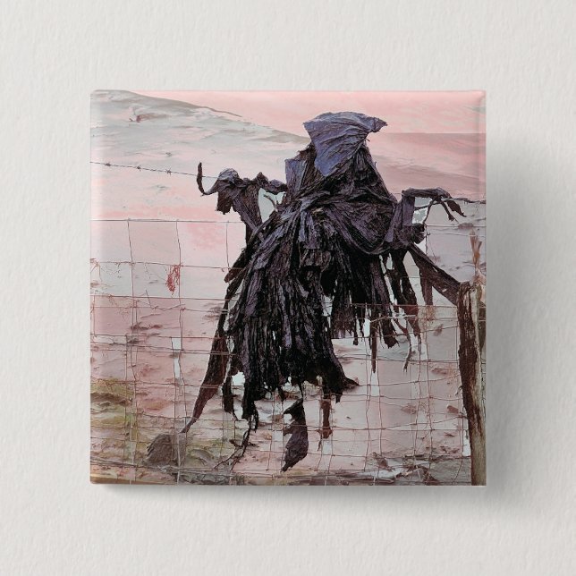 DEVIL 15 CM SQUARE BADGE (Front)