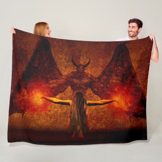 DEVIL and DISCIPLE Fleece Blanket (In Situ)
