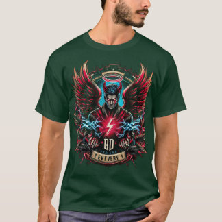 Devil Angel Esports Logo Design T-Shirt