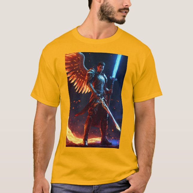 "Devil Angel Gamer:Ultimate Power&Control T-Shirt (Front)