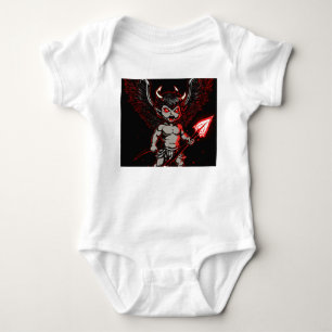 Devil Angel T-Shirt: Embrace the Dark Side Baby Bodysuit