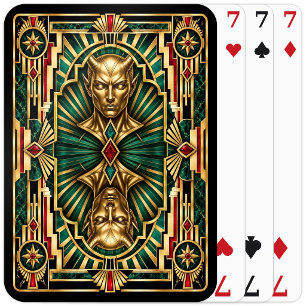 Devil, Art Deco Mythical Playing Cards