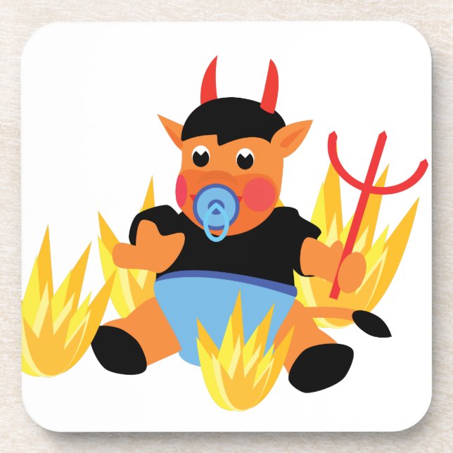 devil baby coaster (Front)