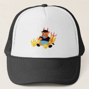 devil baby trucker hat