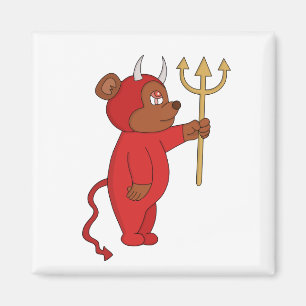 Devil Bear Magnet