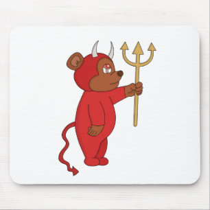 Devil Bear Mouse Mat