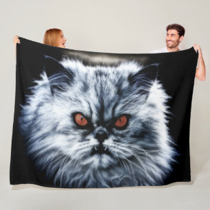 DEVIL CAT FLEECE BLANKET