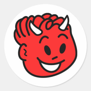Devil Child Classic Round Sticker