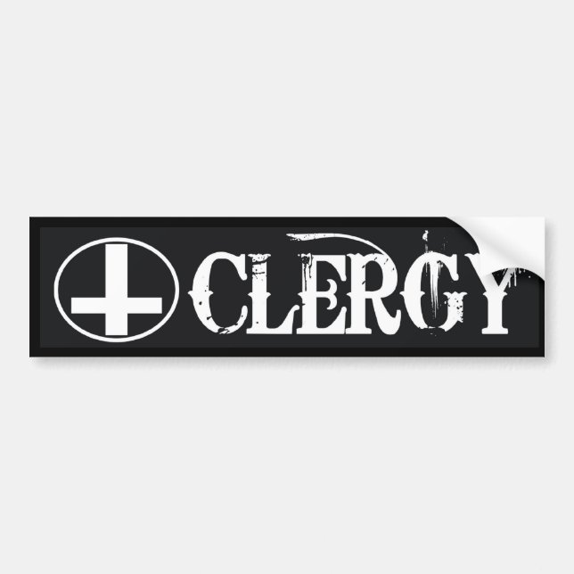 devil clergy bumper sticker (Front)