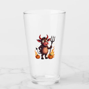 Devil Cow Mischief Glass