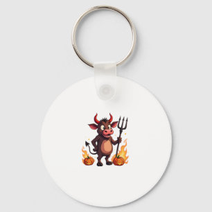 Devil Cow Mischief Key Ring