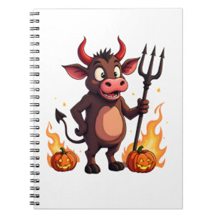 Devil Cow Mischief Notebook
