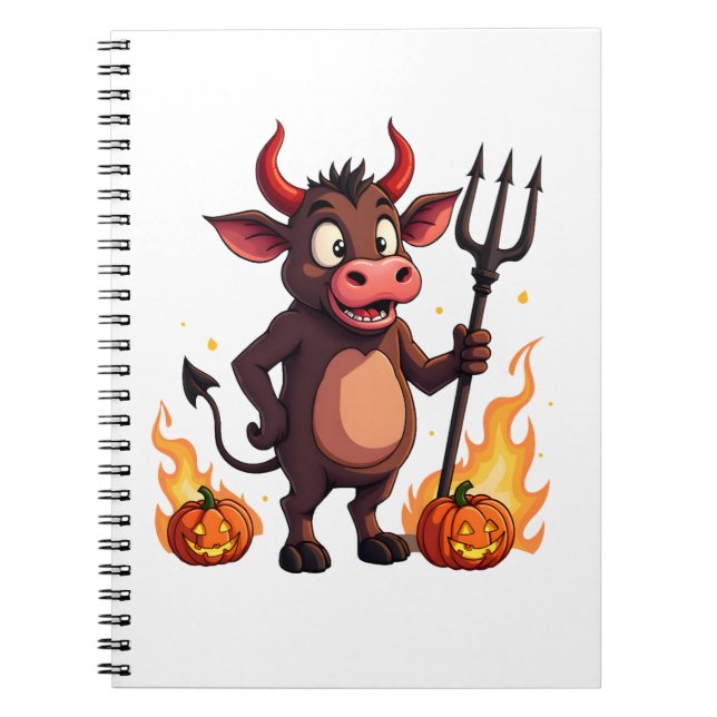 Devil Cow Mischief Notebook (Front)