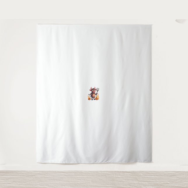Devil Cow Mischief Tapestry (Front)
