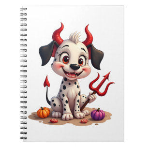 Devil Dalmatian Mischief Notebook