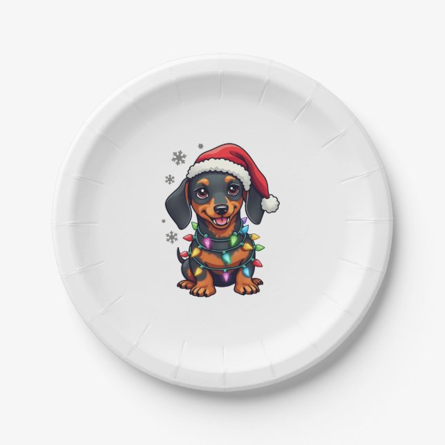 Devil Dalmatian Mischief Paper Plate (Front)