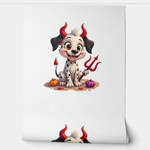 Devil Dalmatian Mischief Wallpaper