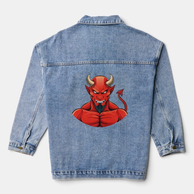 Devil  denim jacket (Back)