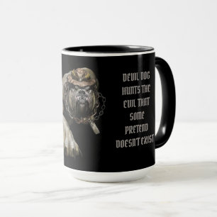 DEVIL DOG  HUNTS THE  EVIL MUG