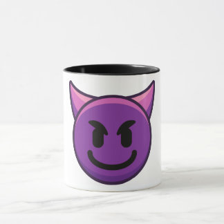 Devil Emoji Pattern Mug
