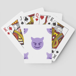 devil emoji playing cards