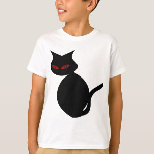 Devil Eye Black Cat T-Shirt