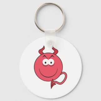 Devil Face Key Ring