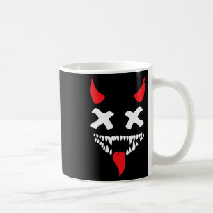 Devil Face Lazy Halloween Costume Scary Creepy Spo Coffee Mug