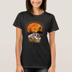 Devil Ghost Skeleton Dracula Grim Reaper Halloween T-Shirt