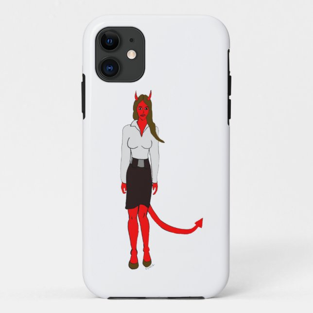 devil girl   Case-Mate iPhone case (Back)