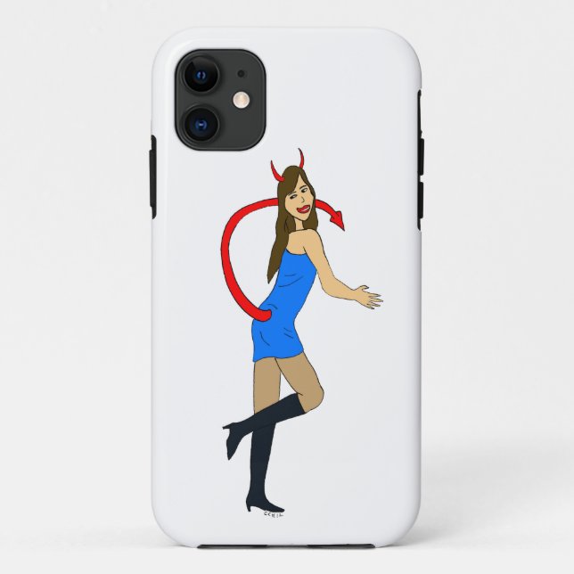 devil girl    Case-Mate iPhone case (Back)