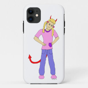 devil girl iPhone 11 case